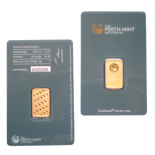 5 g Gold Bars for sale